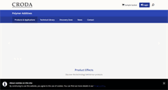 Desktop Screenshot of crodapolymeradditives.com